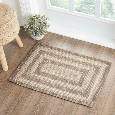 Cobblestone Jute Braided Rug Rect 20